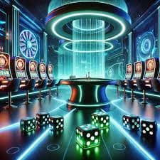 Mobile device showing Mega Slots gaming platform on Android and iOS